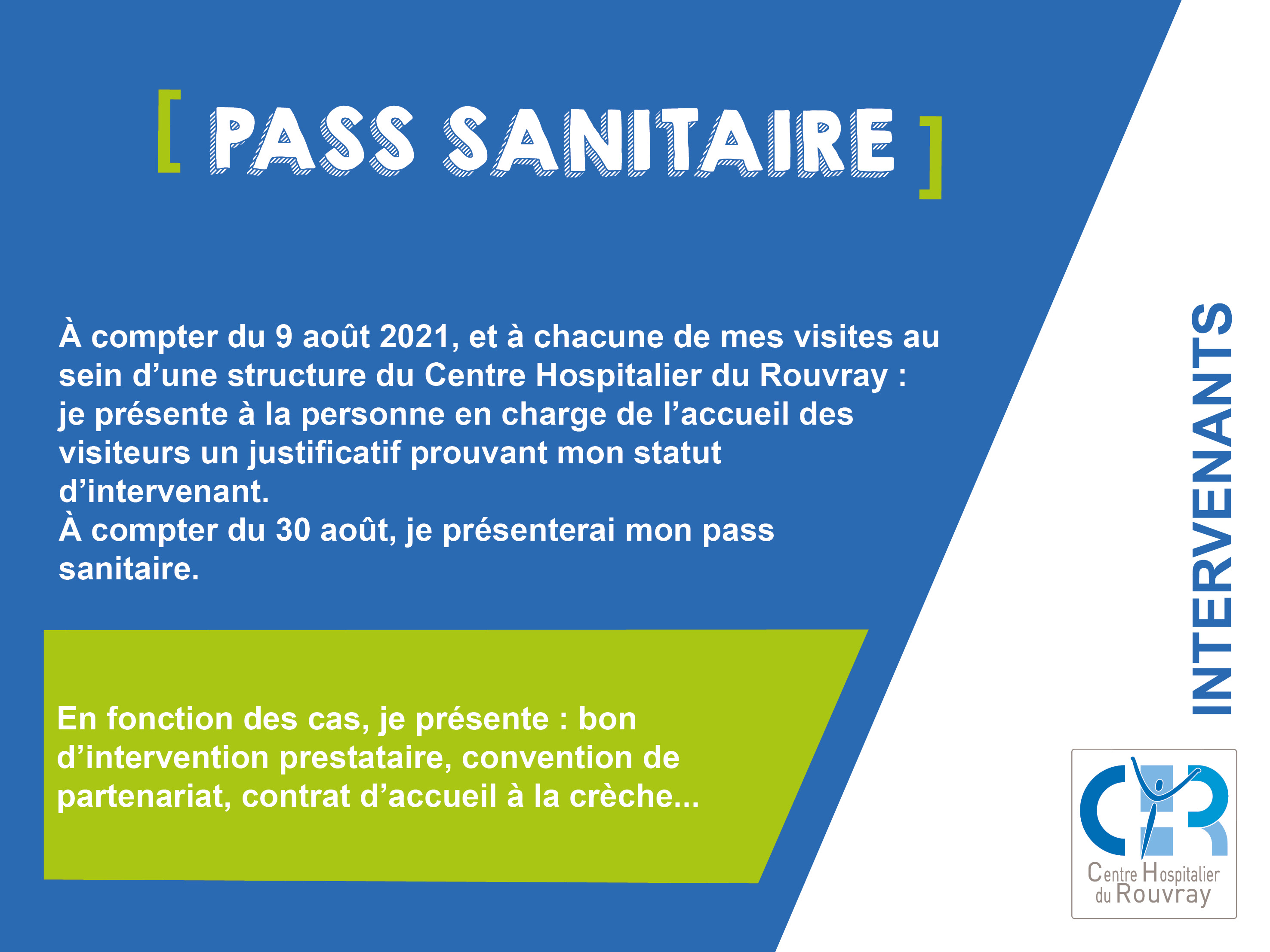 Pass Sanitaire : Ce Qui Change à Compter Du 9 Août 2021 | CH Du Rouvray